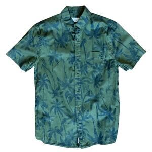 Onia Jack Hawaiian Palm Tree Camp Shirt Men’s Size Small Short Sleeve